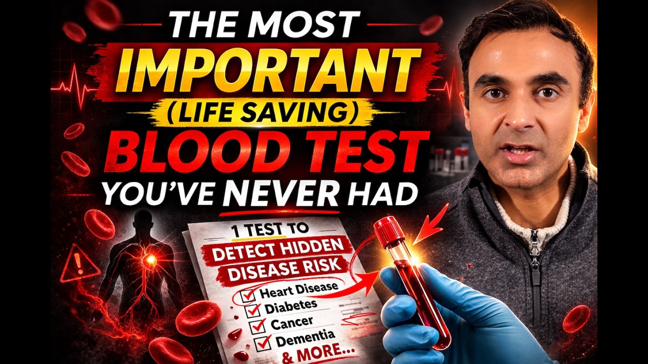 The Most IMPORTANT (Life Saving) BLOOD TEST you’ve NEVER had