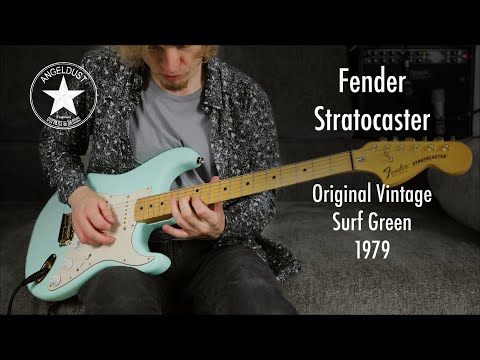 Fender Stratocaster 1979 Original Vintage - Surf Green Refin image 26