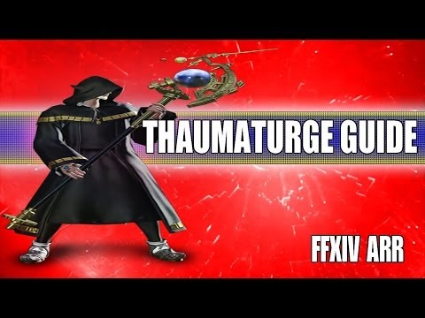 Final Fantasy XIV A REALM REBORN main mission guild Thaumaturge level 25 The Hidden Chapter [HD]