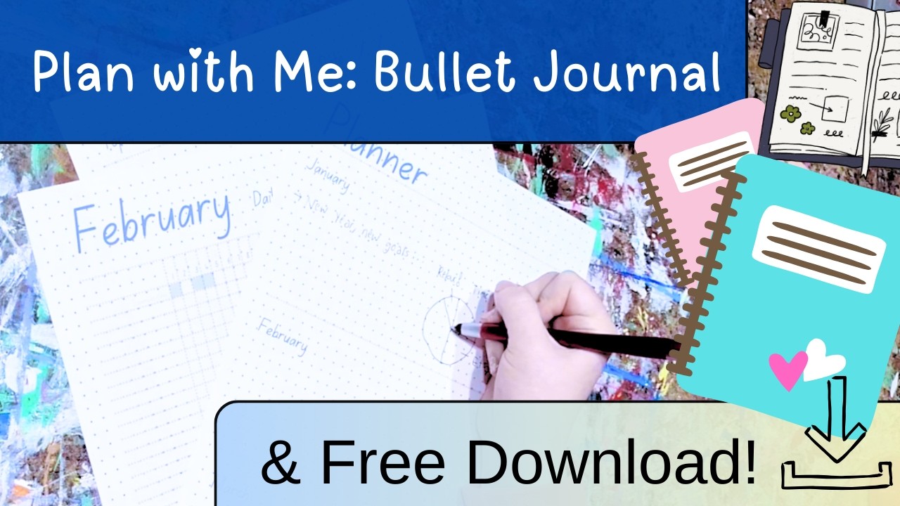Free Journal to Get You Organized | Bullet Journal Template Walkthrough | Plan with Me Spring 2026