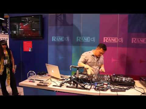 NAMM 2014 Day 3 - DJ Niros Video Mixing on the Rane Sixty-Four - Part 2