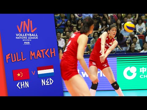 China 🆚 Netherlands - Full Match | Women’s Volleyball Nations League 2019