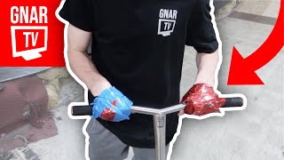 DUCT TAPED TO SCOOTER | GnarTV