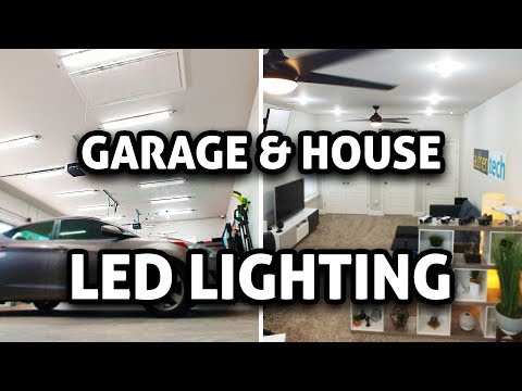 Cheap + Super Bright LED Garage/House Lighting! Video