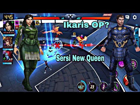 Ikaris & Sersi DRX Gameplay Showcase - Marvel Future Fight