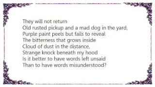 Cowboy Junkies - Pale Sun Lyrics