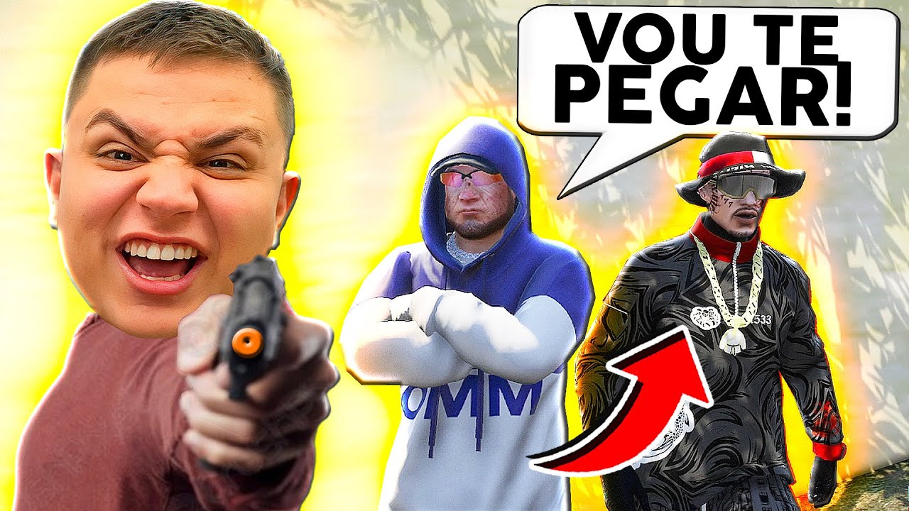 AMEAÇANDO OS BANDlDOS no GTA RP! (Paulinho o LOKO)
