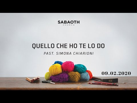 Domenica Gospel@Firenze | Quello che ho te lo do - Past. Simona Chiarioni | 09.02.2020