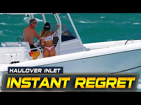 GIRL GETS LAUNCHED AND CRUSHED AT HAULOVER INLET | BOAT ZONE