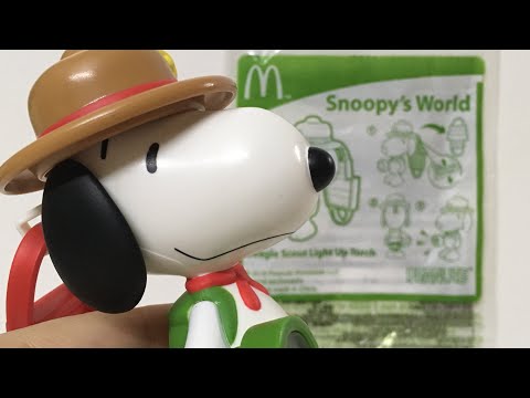 Happy Meal Toys | Snoopy World | Beagle Scout Light Up Torch