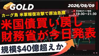 【注目】米財務省が今日発表　国債買い戻し規模は40億ドル超えか