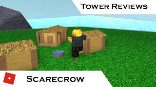 Tower Battles Halloween 2018 म फ त ऑनल इन व ड य - scarecrow tower reviews tower battles roblox