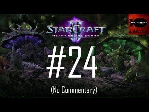 StarCraft 2: Heart of the Swarm - Campaign Playthrough Part 24 (Swarm Host Evolution Mission)