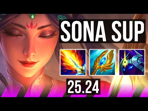 SONA & Ziggs vs BARD & Kai'Sa (SUP) | 45K damage | EUW Diamond | 25.24