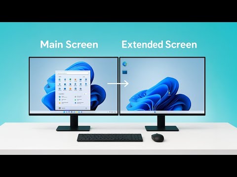 How To Fix Desktop Icons Move From Main Screen to Extended Screen Monitor on Windows