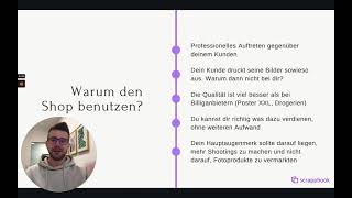 Als Fotograf professionelle Fotoprodukte per Online Galerie verkaufen mit scrapp
