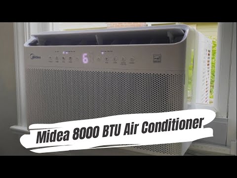 Midea 8000 BTU U-Shaped Smart Inverter Window Air Conditioner Review, Manual | Midea Air Conditioner