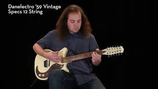 Video thumbnail for Dano Shoppe | Danelectro '59 Vintage Specs 12 String by Detroit Guitar