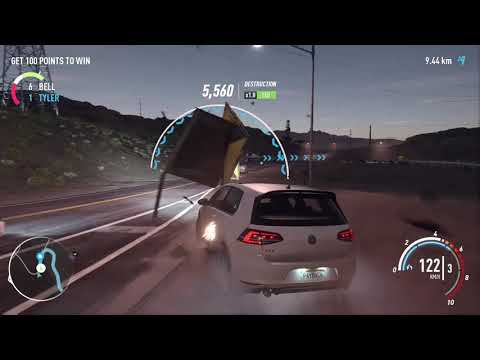 NFS Payback - GTI MKI vs MK7 - Roaming Racer Battle