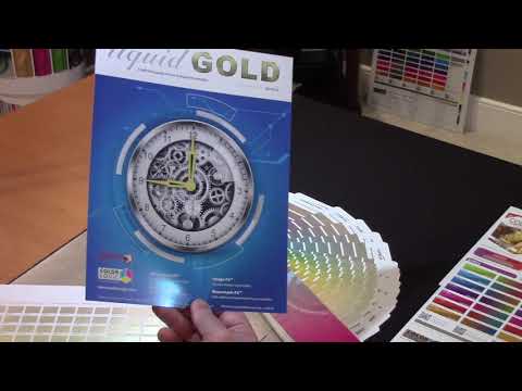 Xerox Iridesse : Liquid Gold Cover 1 / white ink and CMYK