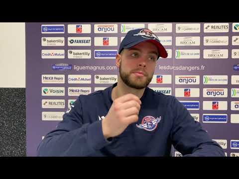 Raphaël Garnier, avant match Gothiques d'Amiens vs Ducs D'Angers