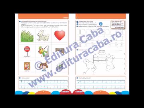 Comunicare in limba romana - fise de lucru pentru clasa pregatitoare.