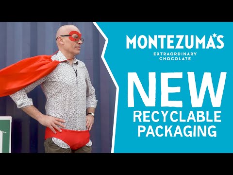 Montezuma's Chocolate | 100% of our packaging is now recyclable, compostable or biodegradable