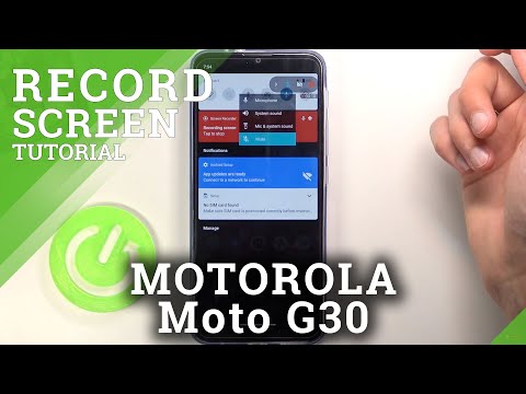 How to Record Screen in MOTOROLA Moto G30 – Catch Fleeting Content