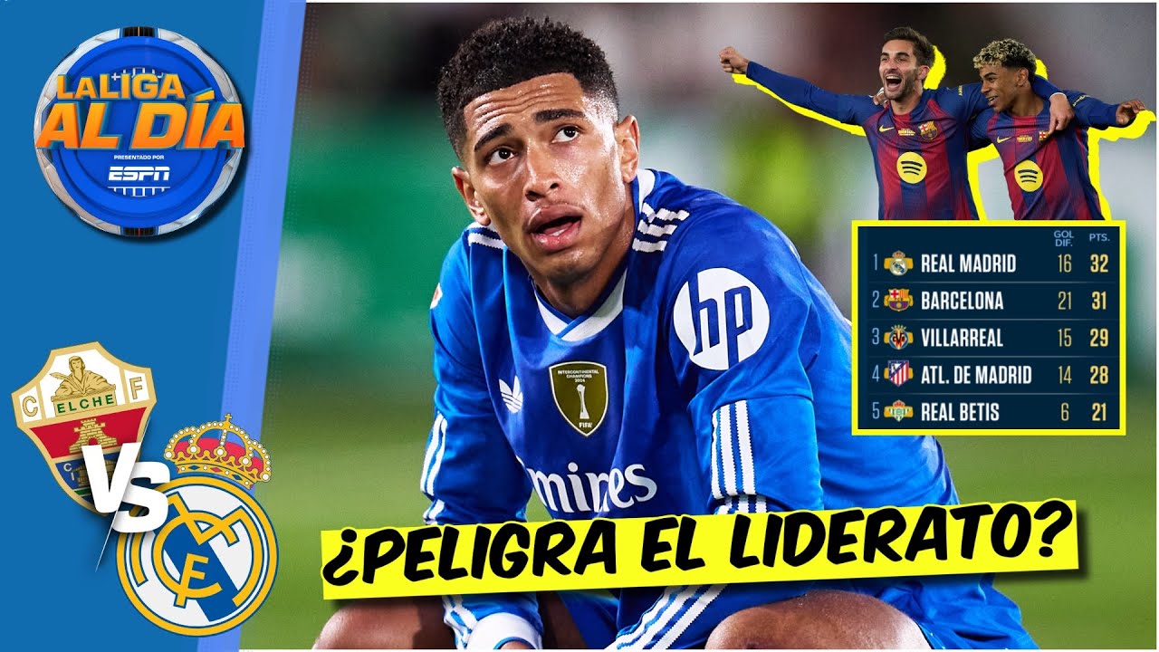 REAL MADRID sigue de líder pero, ¿PELIGRA SU PUESTO EN LALIGA? | La Liga al Día