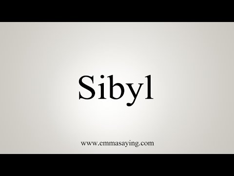 How To Say Sibyl