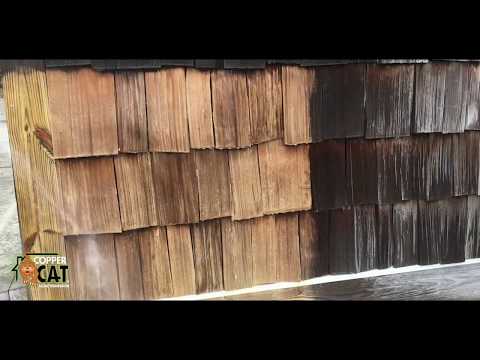 Copper Cat Roof Cleaner- distributed by East End Cedar Company