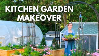Creating A Cottage Kitchen Garden For Healthy Eating | Stunning Makeover