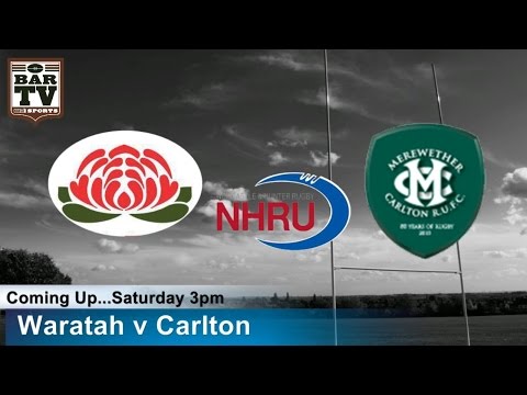 2014 NHRU Round 17 Premier 1 - The Waratahs v Merewether Carlton