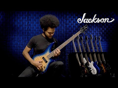 Jackson JS Series Spectra Bass 4-String Electric Guitar with Laurel Fingerboard (Amber Blue Burst)