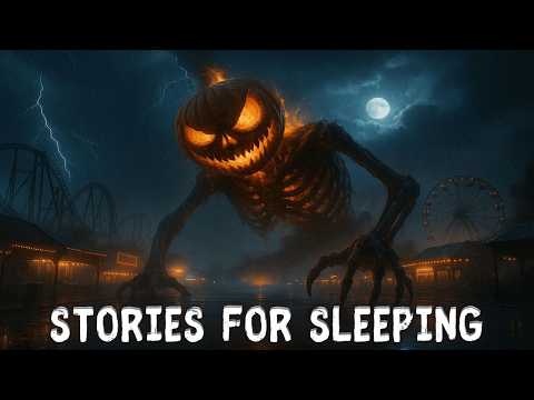 12 HOURS of Scary Stories for Adults | NO ADVERTS | Black Screen | Rain Sounds 🌧