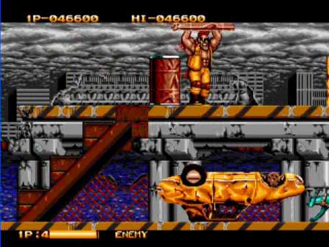 Two Crude Dudes Megadrive
