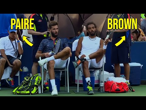 Tennis Most "BIZARRE" Doubles Match You've NEVER Seen Before! (Dustin Brown & Benoit Paire Team Up)