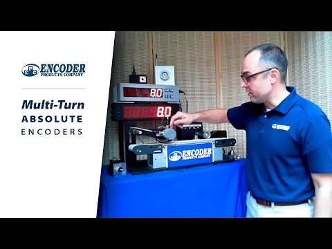 Absolute encoder with multi-turn counting EXPLAINED