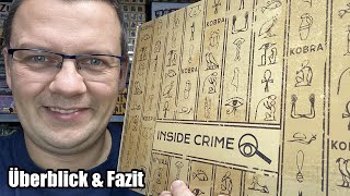 Inside Crime - ab 12 Jahre - spoilerfrei - Krimi / Exit / Detective Spiel in einer Box