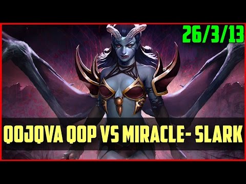Qojqva QOP vs Miracle Slark DOTA 2 gameplay