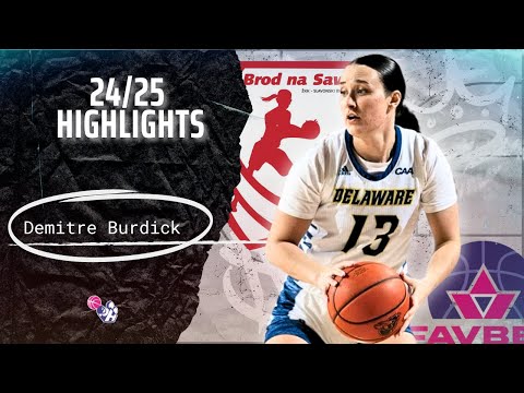Demitre Burdick Highlights 2024/25 || Croatia Women Premijer Liga || ZKK Brod Na Savi