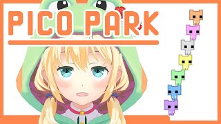 【PICO PARK】センパイたちと仲良く協力プレイ【MIKUCAN/虹河ラキ】