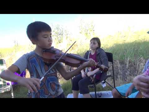 2017-06-18 Niko Quale practicing with Jim French - Weiser 2017