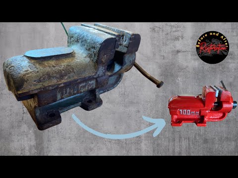 Rusty Old Vise Restoration