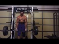 260 lb brolympic hang clean 400 lb bicep snapper RDLs 370 & 375 low incline bench