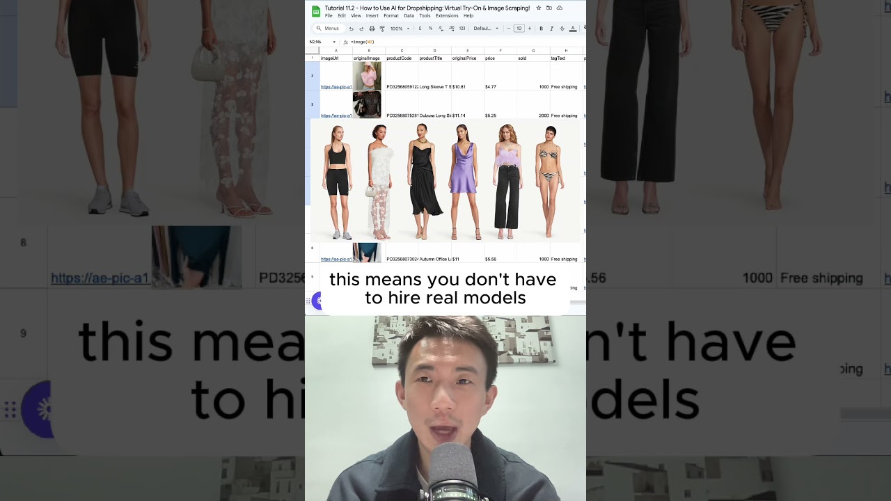 How to Use AI for Dropshipping: Virtual Try-On & Image Scraping! [Free Template]