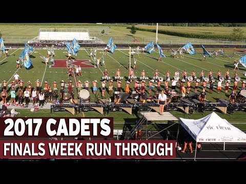 2017 CADETS FINALS WEEK REHEARSAL RUN (Press Box Cam)