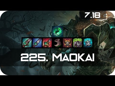 Maokai Jungle vs Kayn Season 7 s7 Patch 7.18 2017 Gameplay Guide Build Normals