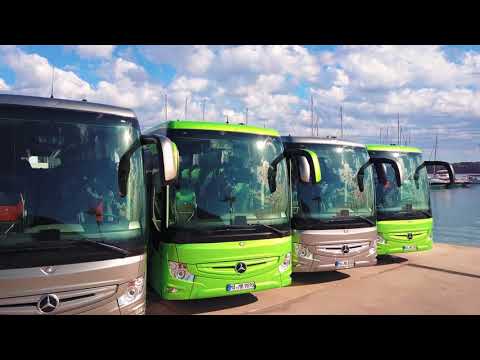 The new Mercedes Benz Tourismo Driving Experience Trailer