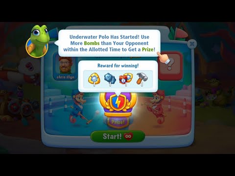 @Fishdom New Underwater Polo Event. Hard Level 39